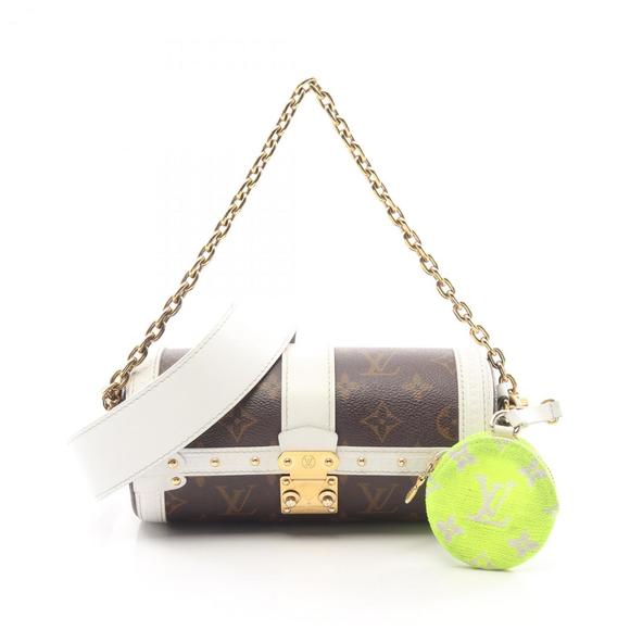 LOUIS VUITTON Papillon Trunk Shoulder Bag Coated Canvas Leather Monogram Wome... - Picture 1 of 10